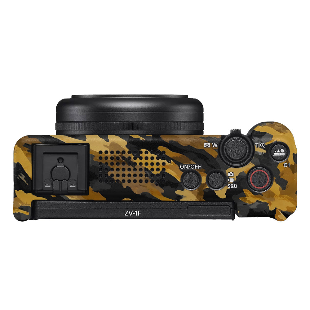 Camo Tiger Blend Sony ZV-1F Camera Skins