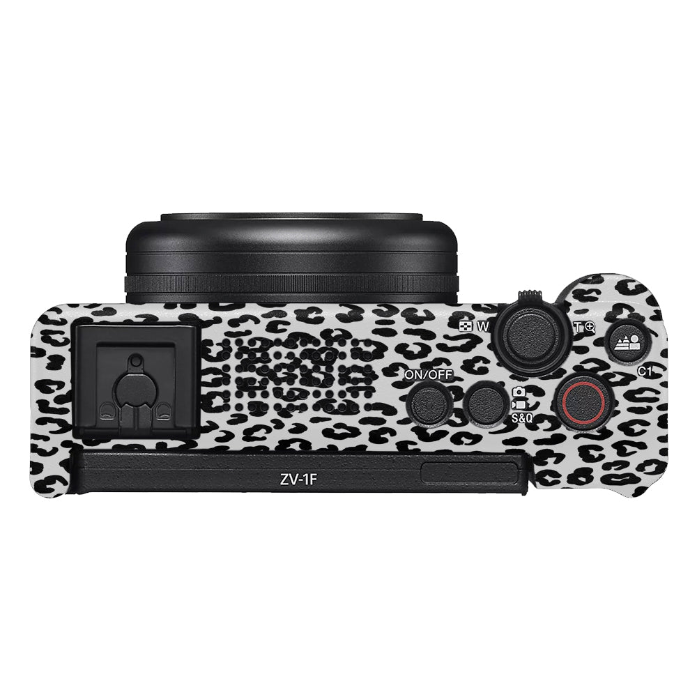 White Leopard Sony ZV-1F Camera Skins