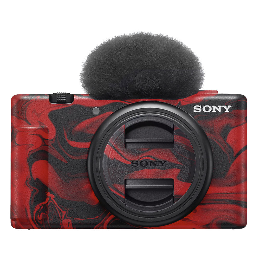 Red Lava Flow Sony ZV-1F Camera Skin