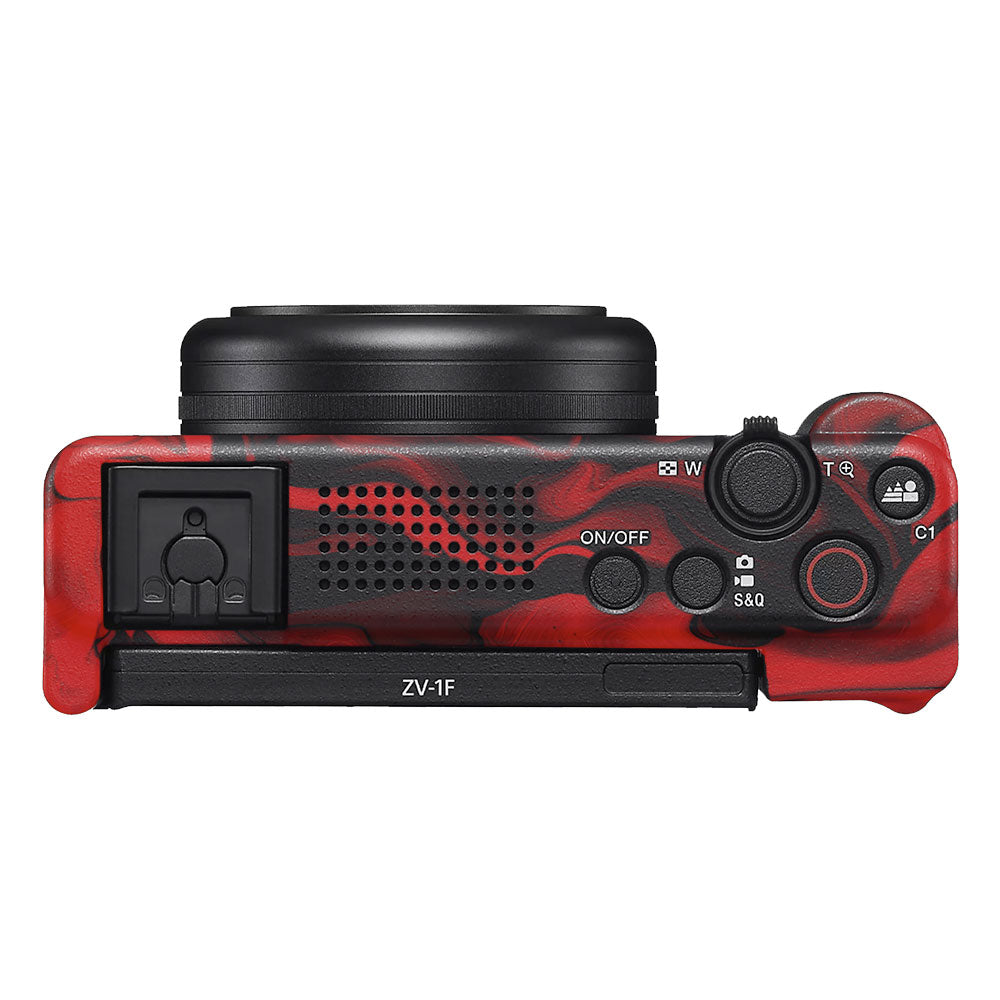 Red Lava Flow Sony ZV-1F Camera Skin
