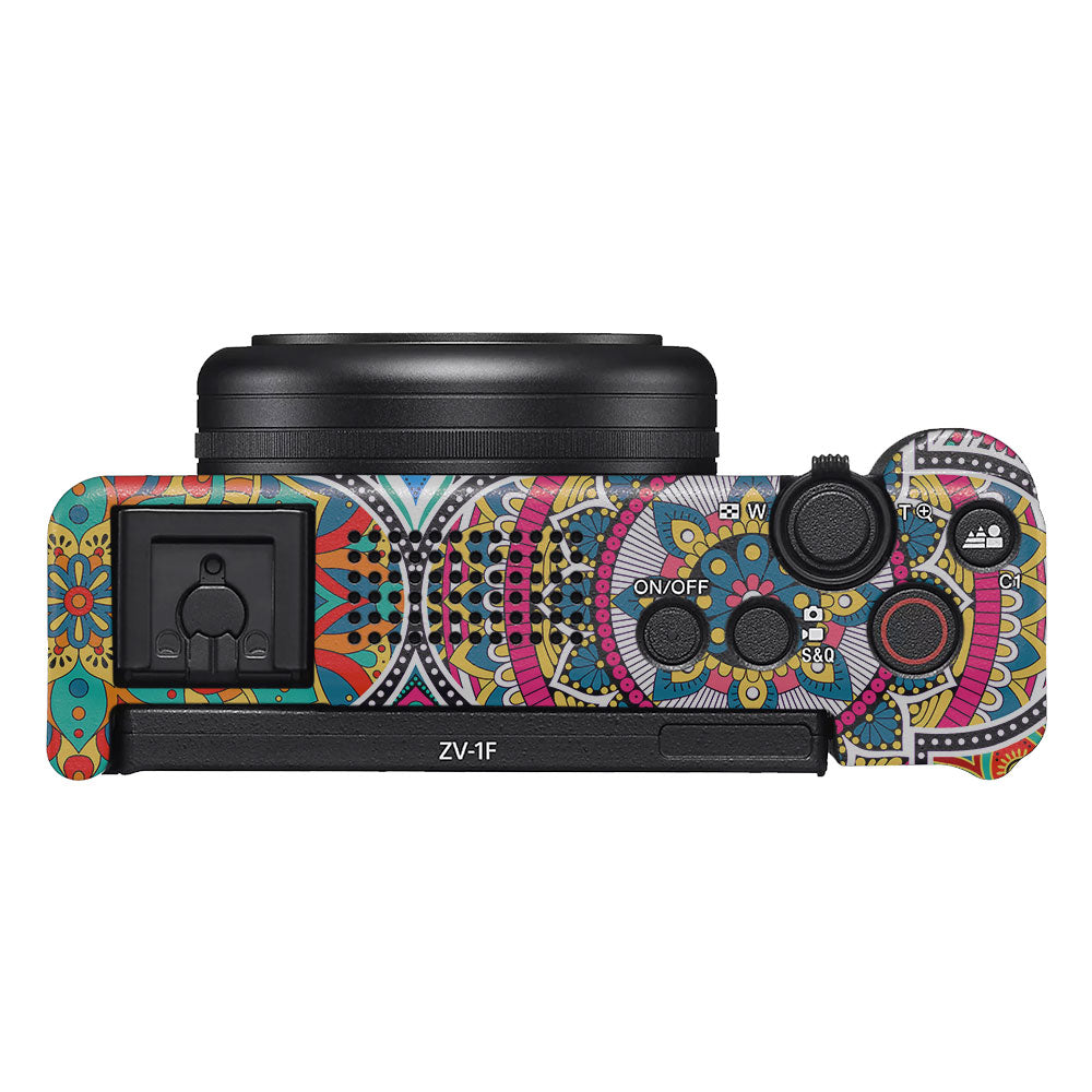 Boho Mandala Tile Pattern Sony ZV-1F Camera Skin