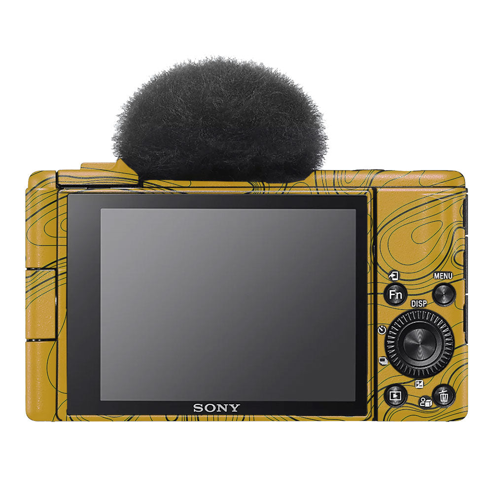 Topographic Map Pattern Sony ZV-1F Camera Skin