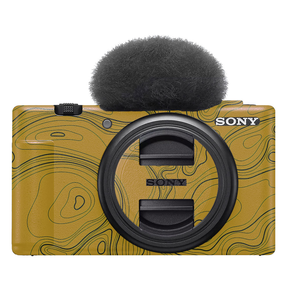 Topographic Map Pattern Sony ZV-1F Camera Skin