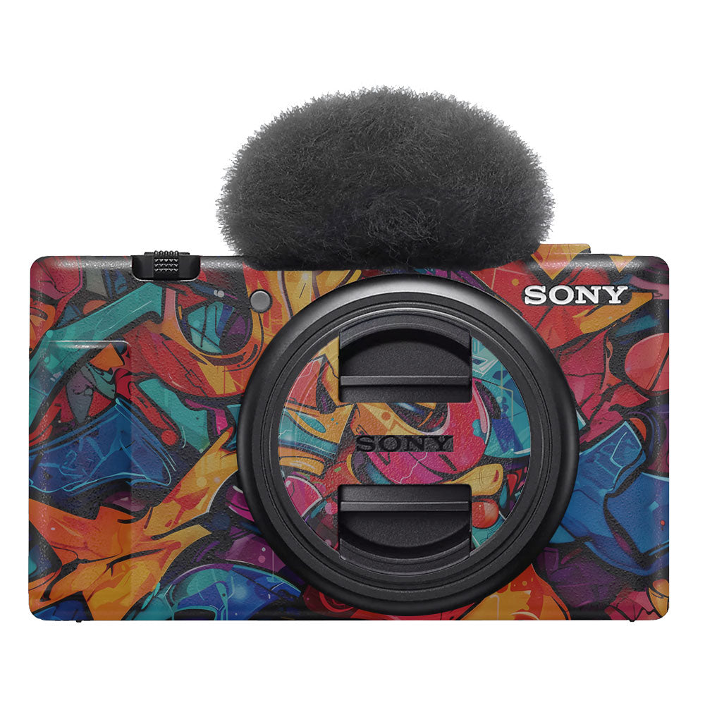 Urban Graffiti Explosion Sony ZV-1F Camera Skin
