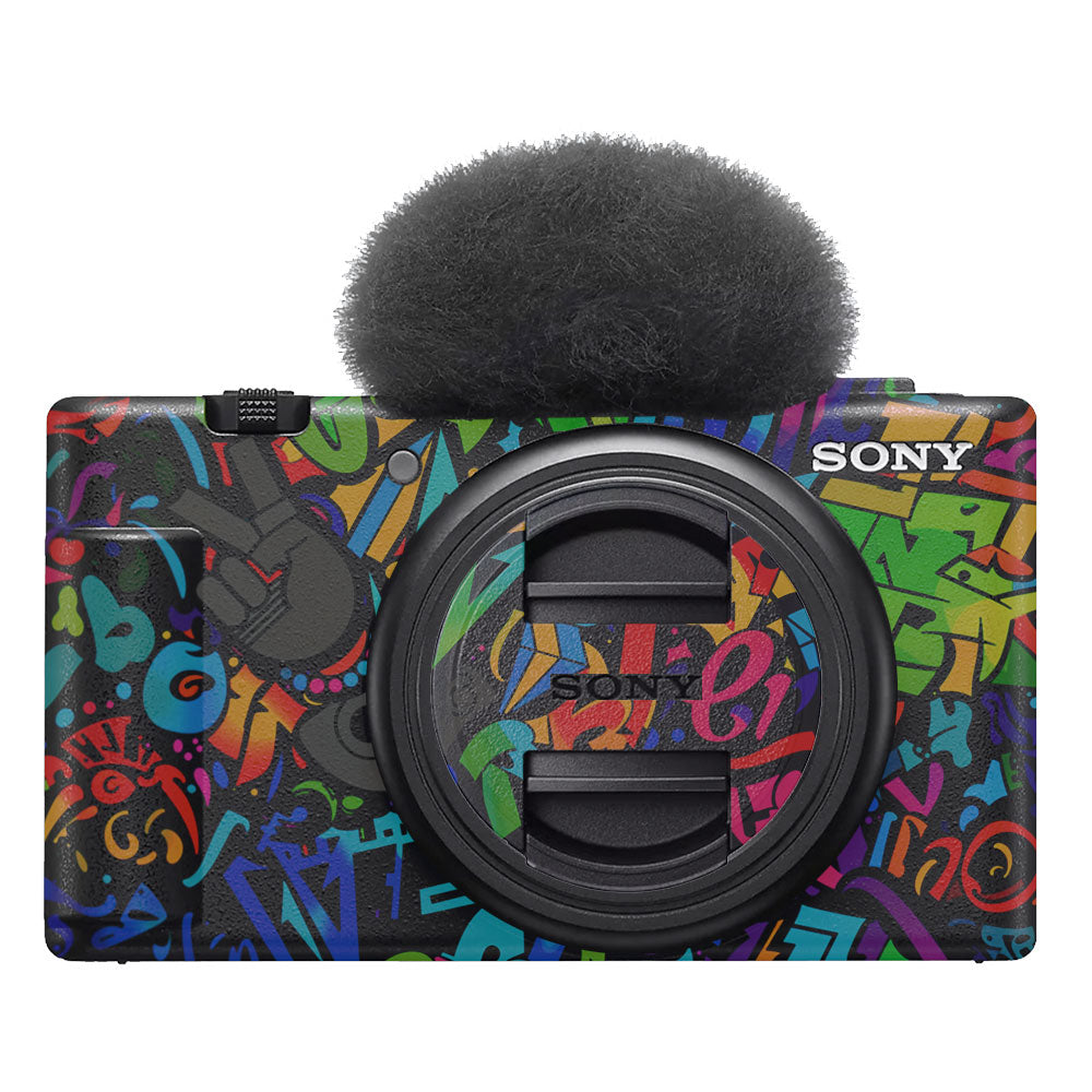 Colorful Urban Street Art Lettering Sony ZV-1F Camera Skin