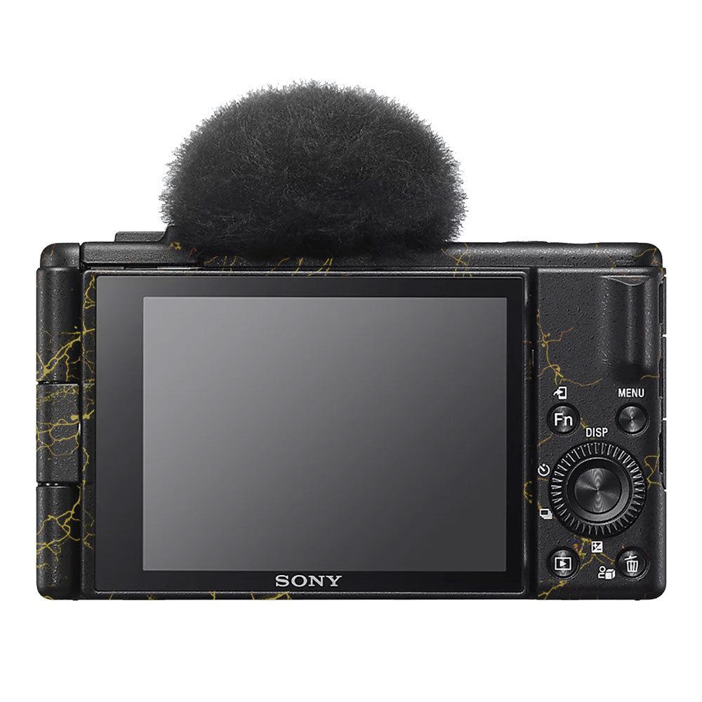 Electric Gold Veins Sony ZV-1F Camera Skin