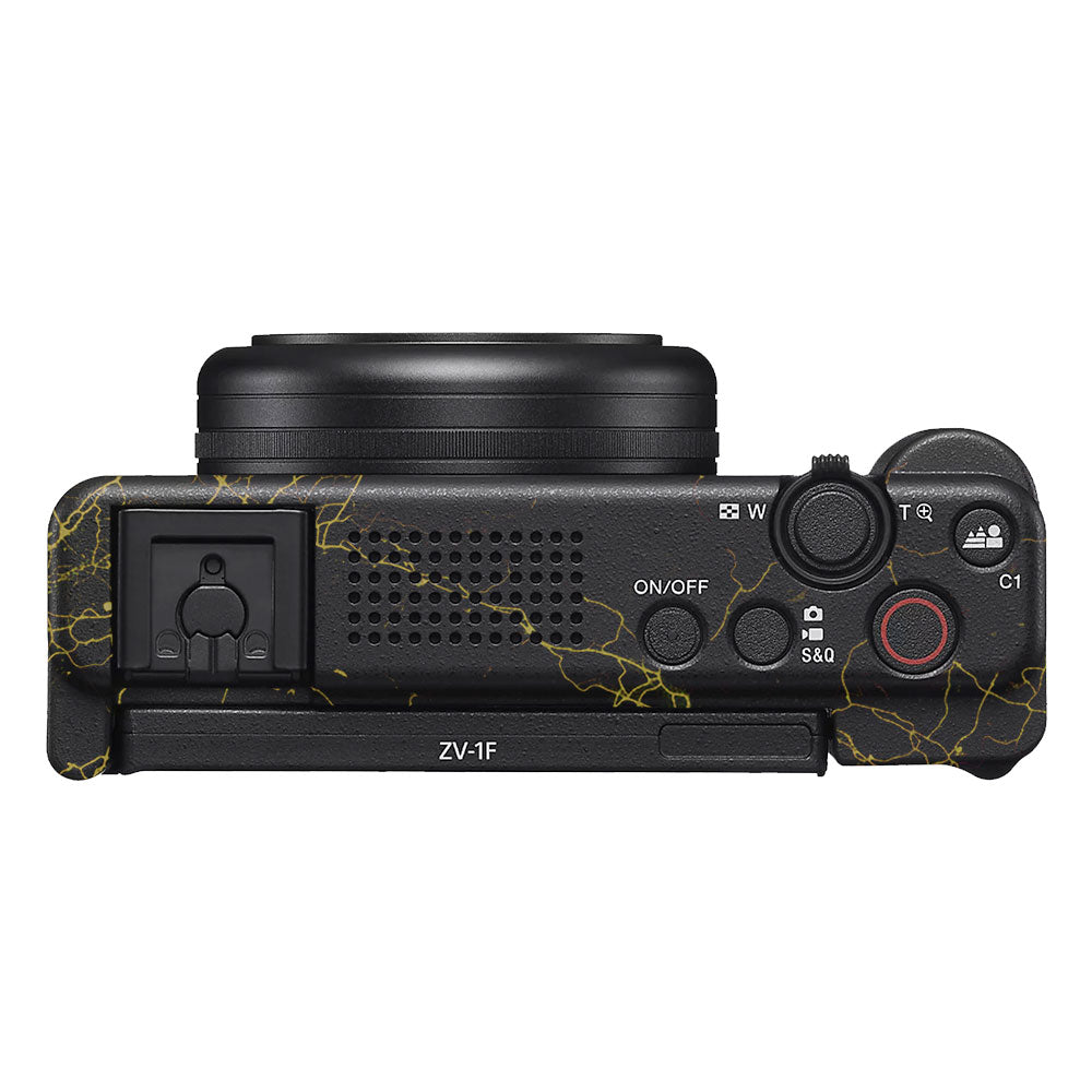 Electric Gold Veins Sony ZV-1F Camera Skin