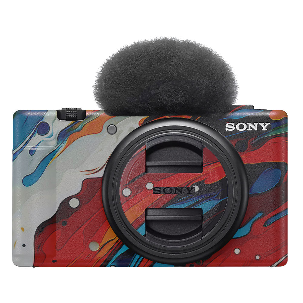 Fire & Ice Flow Sony ZV-1F Camera Skin