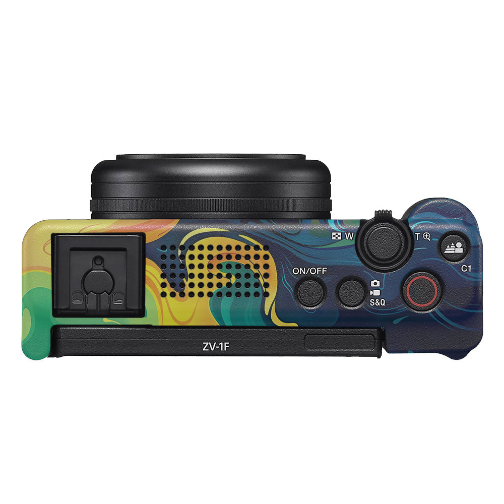 Rainbow Liquid Fusion Sony ZV-1F Camera Skin
