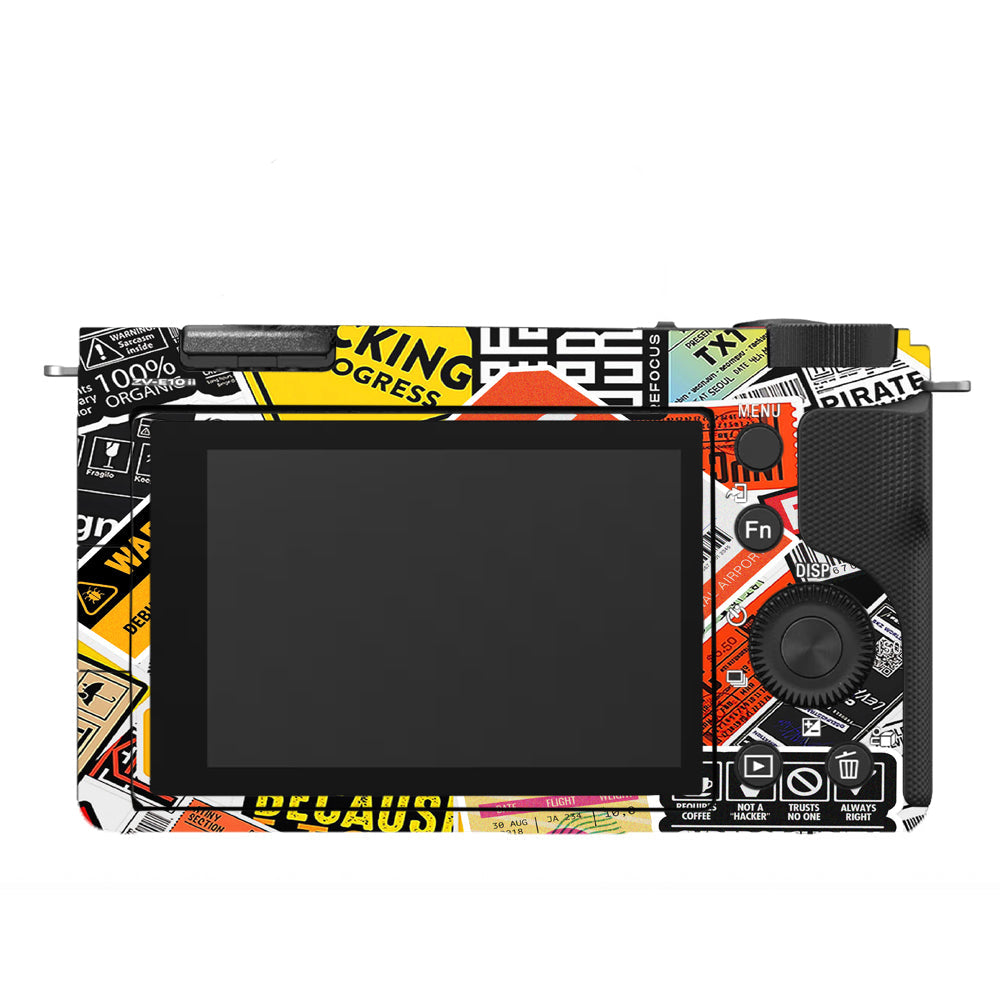 Tech Aesthetic Sticker Collage Sony ZV-E10 Camera Skins