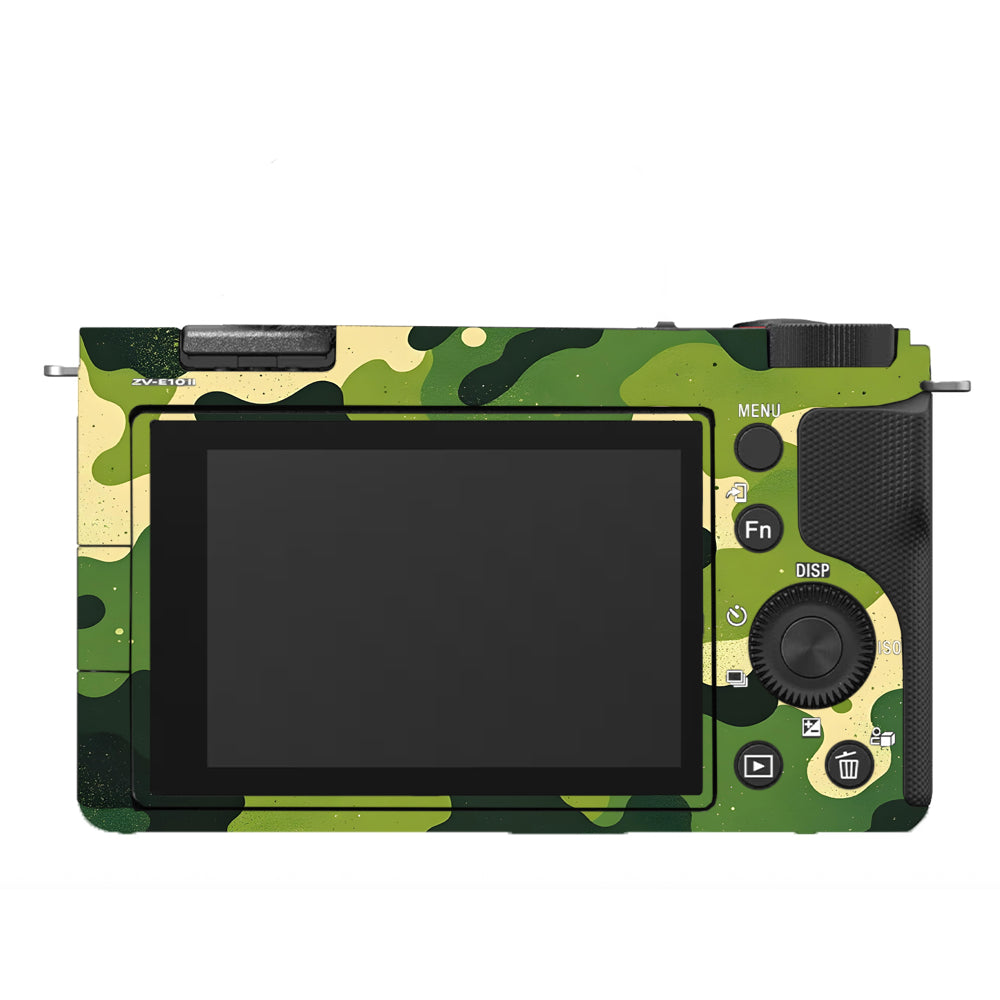 Camouflage Pattern Sony ZV-E10 Camera Skins