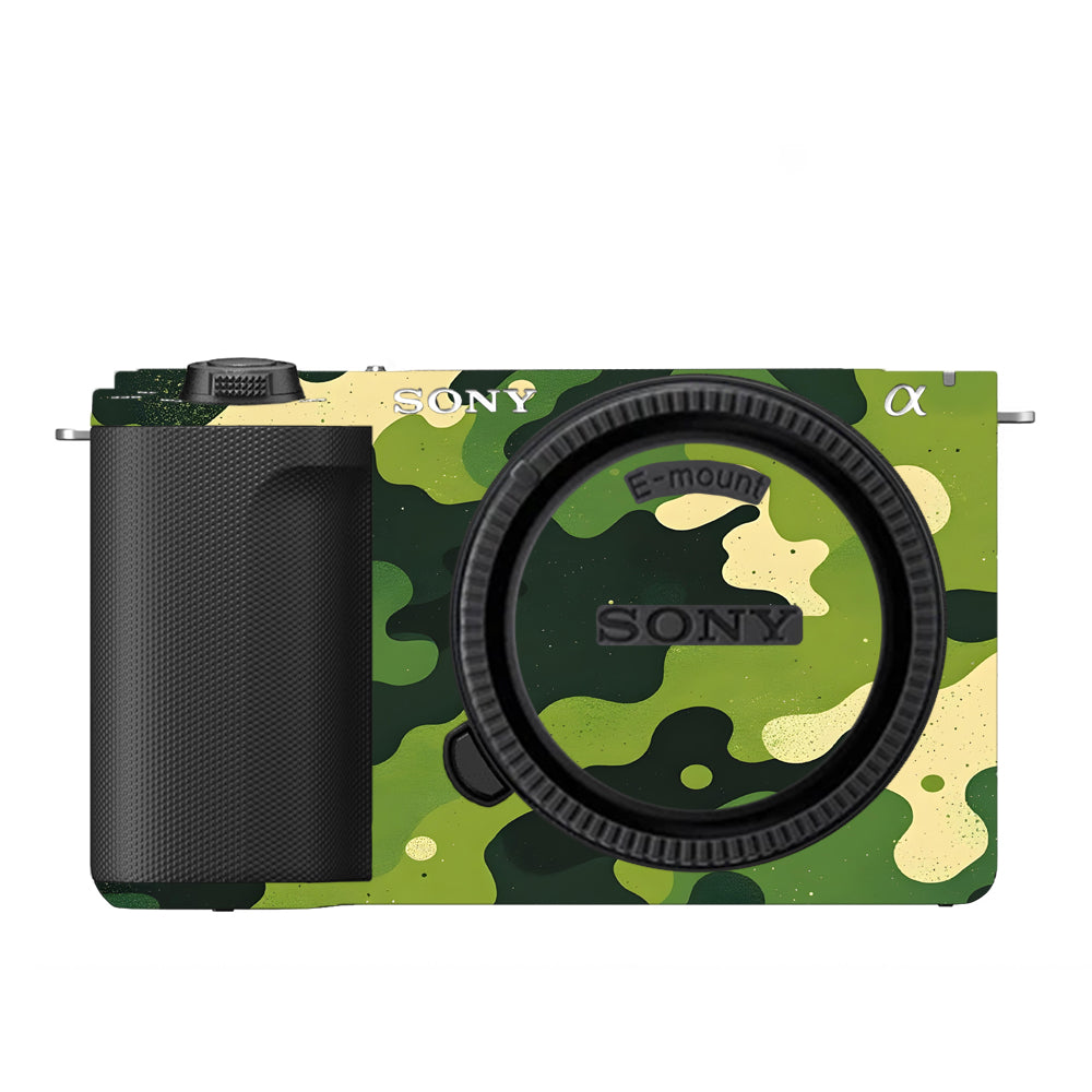 Camouflage Pattern Sony ZV-E10 Camera Skins