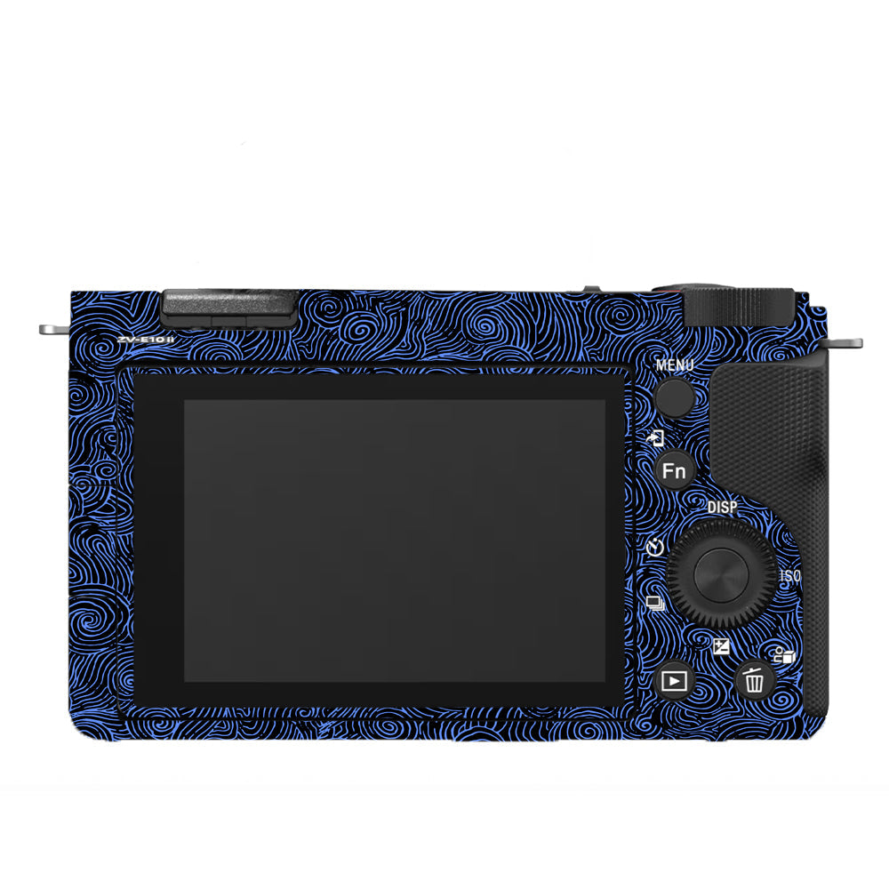 Blue Spirals Sony ZV-E10 Camera Skins