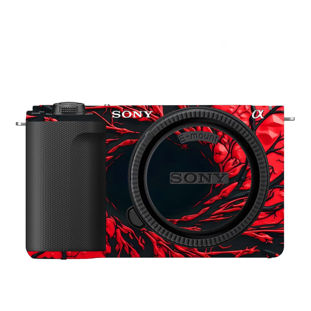 Venom Red Sony ZV-E10 Camera Skins