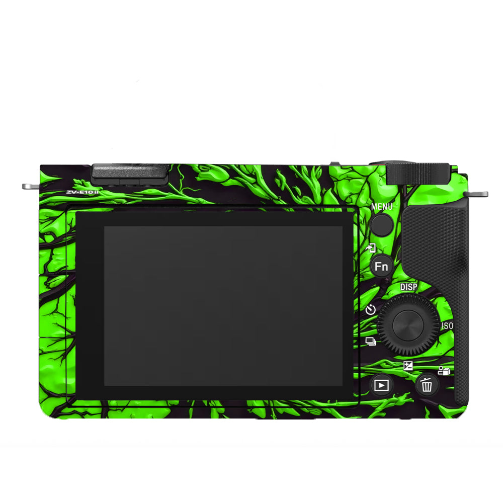 Venom Green Sony ZV-E10 Camera Skins