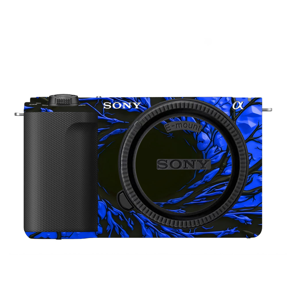 Venom Blue Sony ZV-E10 Camera Skins