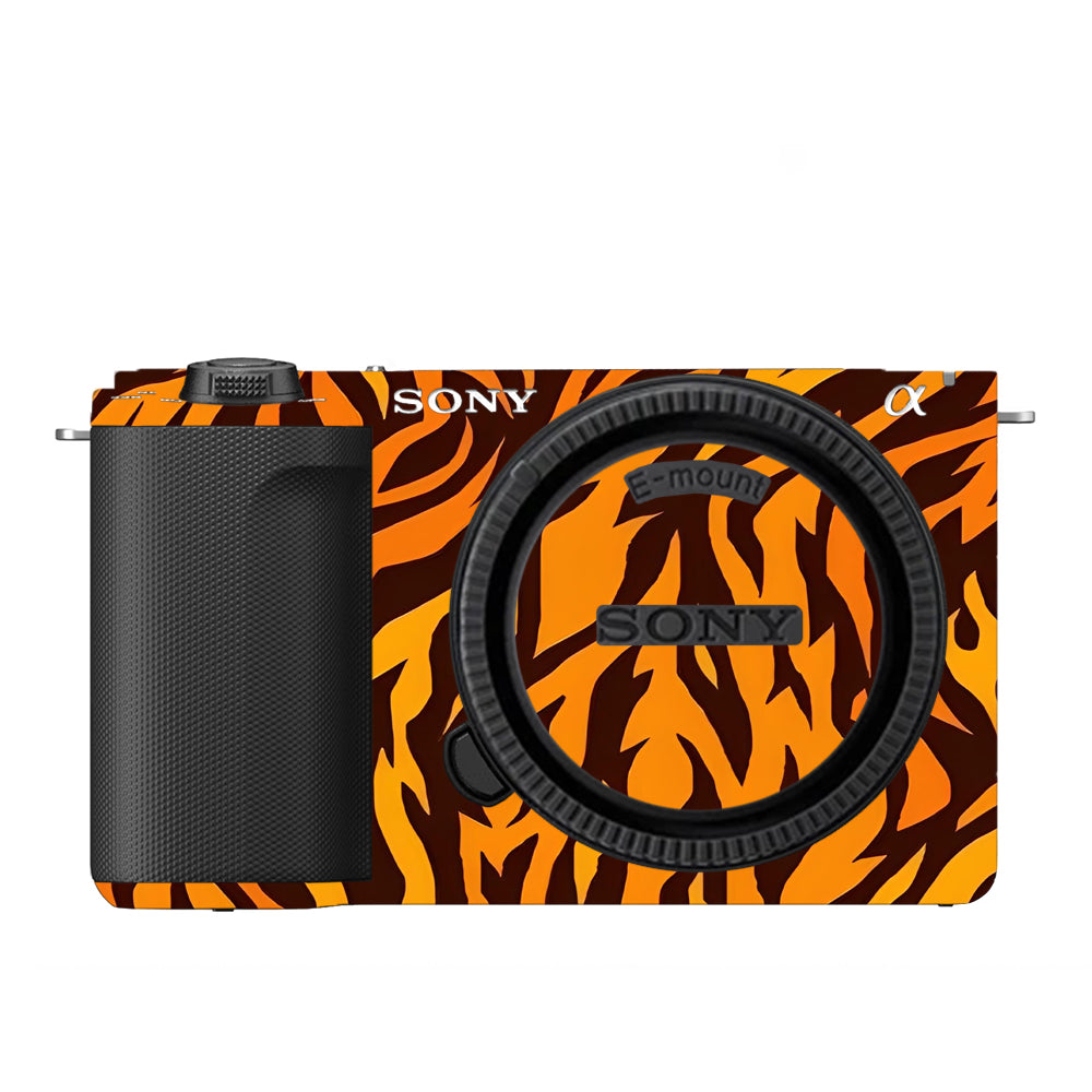 Wild Tiger Stripes Sony ZV-E10 Camera Skins