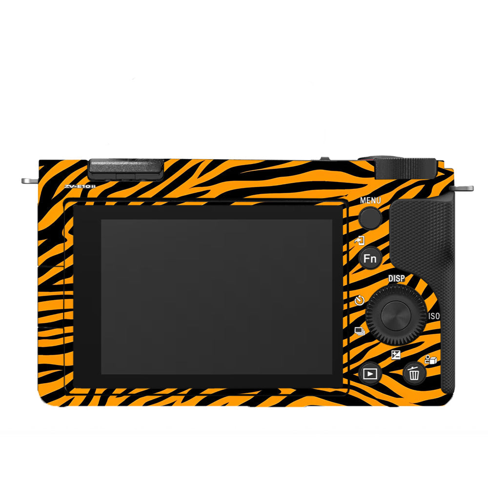 Zebra Gold Pattern Sony ZV-E10 Camera Skins