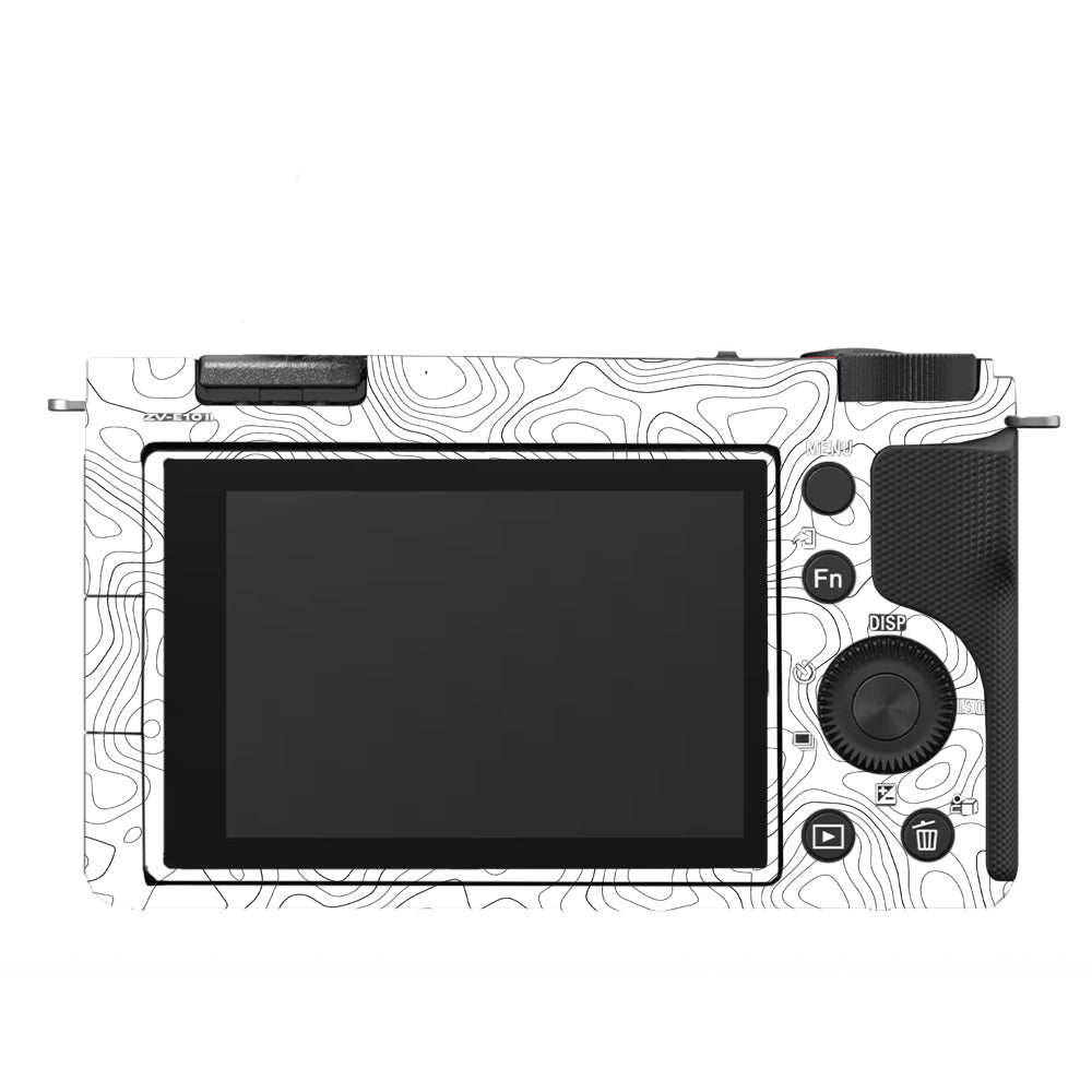White Contour Design Sony ZV-E10 Camera Skins
