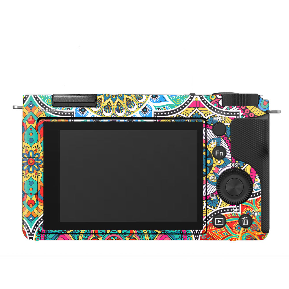 Boho Mandala Tile Pattern Sony ZV-E10 Camera Skin