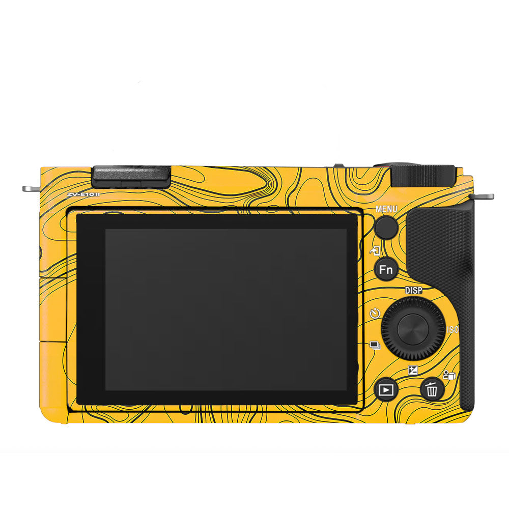 Topographic Map Pattern Sony ZV-E10 Camera Skin