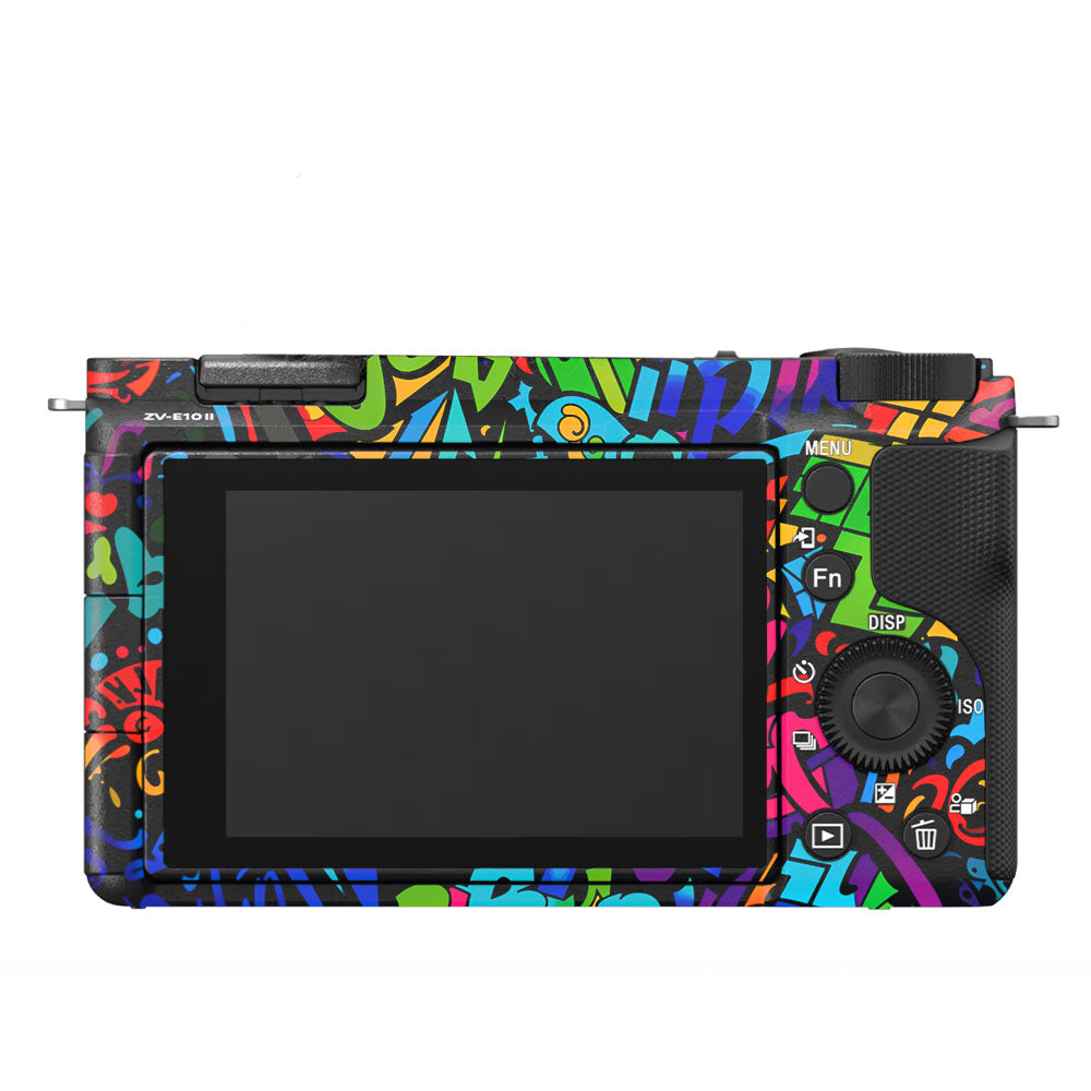 Colorful Urban Street Art Lettering Sony ZV-E10 Camera Skin
