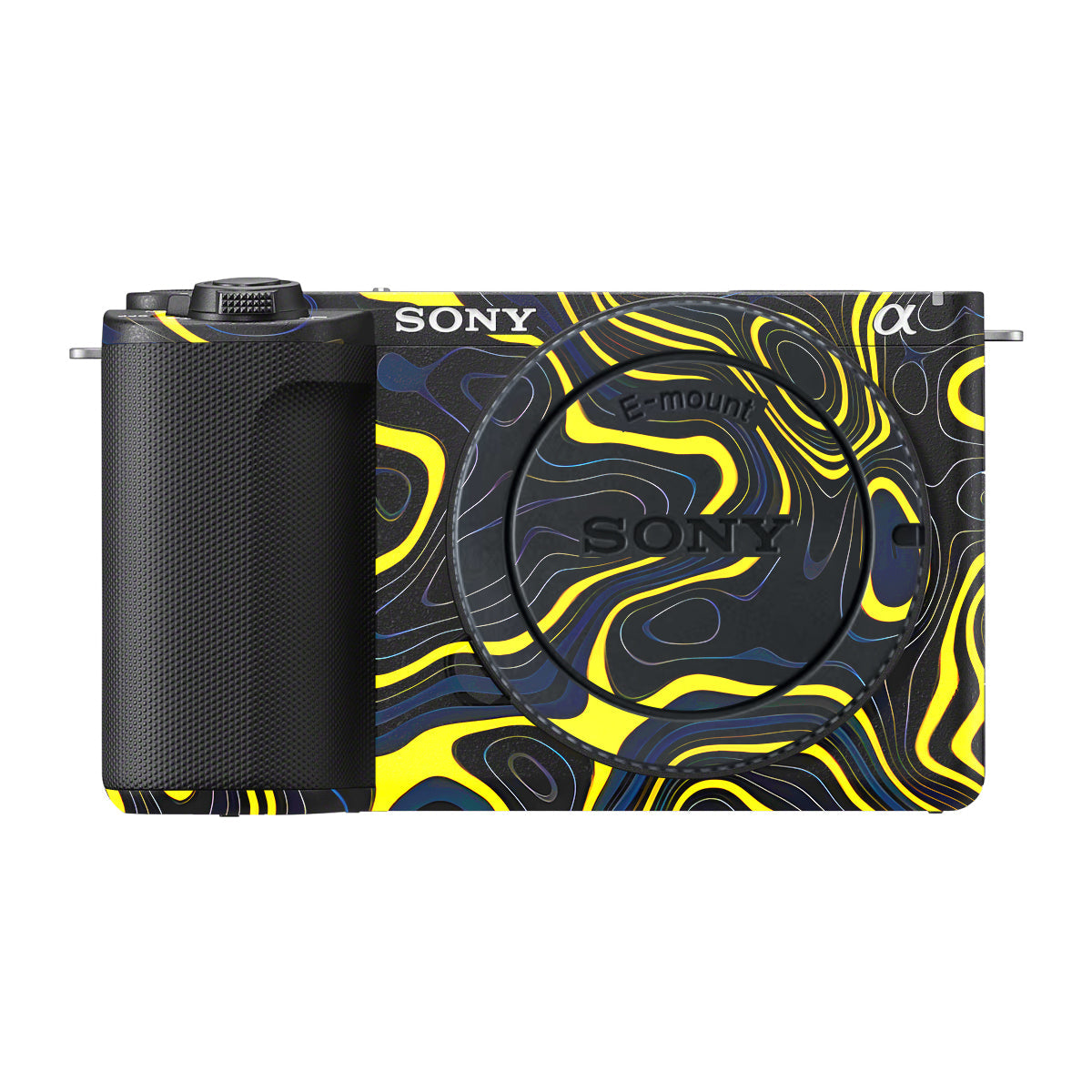 Neon Lava Contours Sony ZV-E10 Mark II Camera Skin