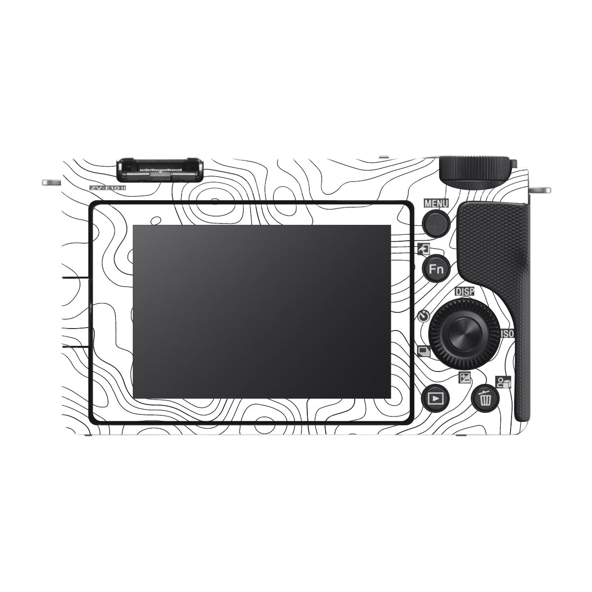 White Contour Design Sony ZV-E10 Mark II Camera Skin