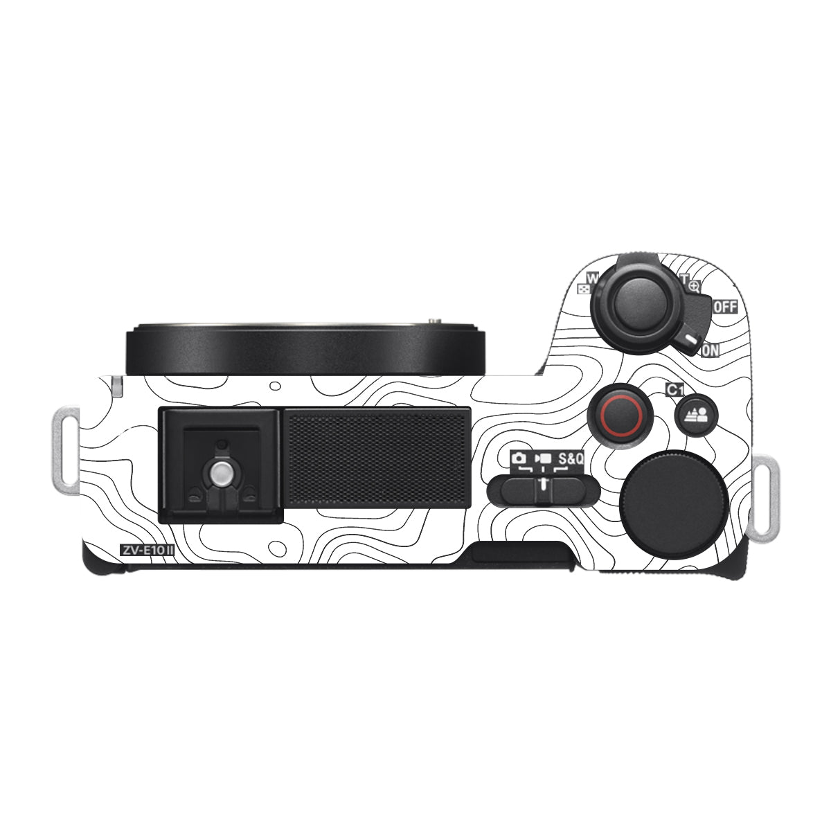 White Contour Design Sony ZV-E10 Mark II Camera Skin