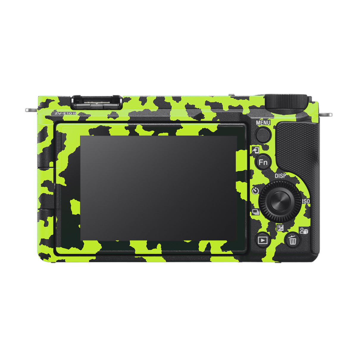 Neon Green Splatter Sony ZV-E10 Mark II Camera Skin