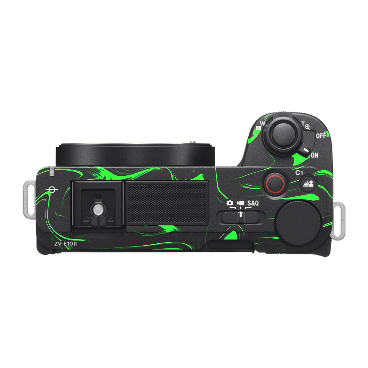 Green Liquid Pattern Sony ZV-E10 Mark II Camera Skin