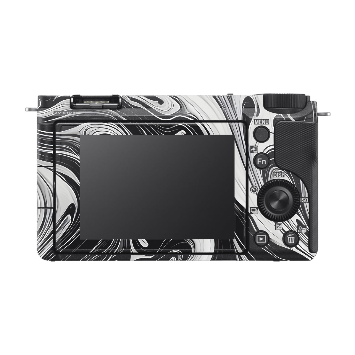 Black and White Marble Sony ZV-E10 Mark II Camera Skin