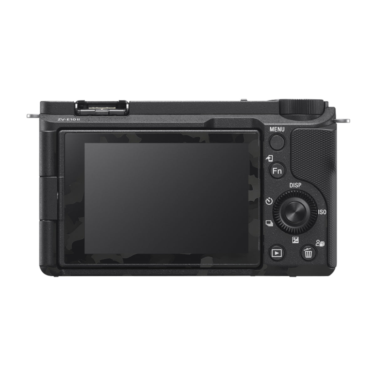 Black Camouflage Sony ZV-E10 Mark II Camera Skin