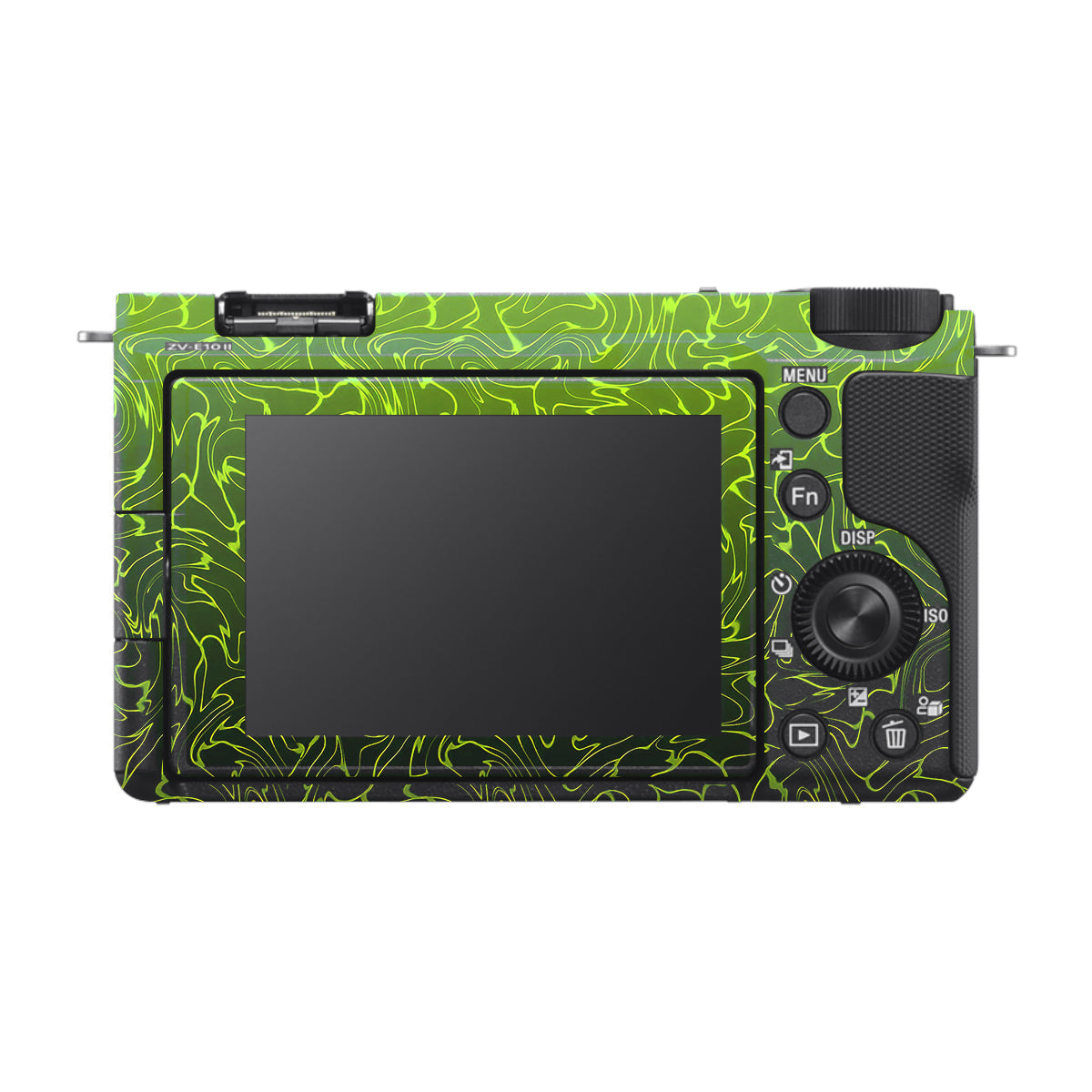 Lime Yellow to Black Gradient Sony ZV-E10 Mark II Camera Skin