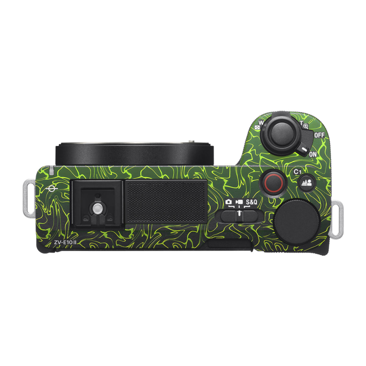 Lime Yellow to Black Gradient Sony ZV-E10 Mark II Camera Skin