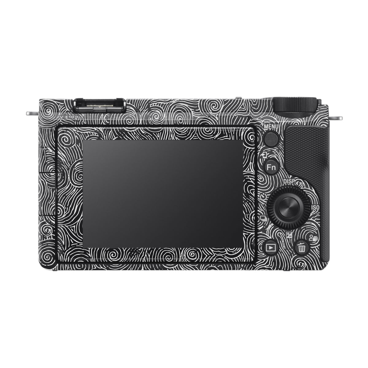 White Spirals Sony ZV-E10 Mark II Camera Skin