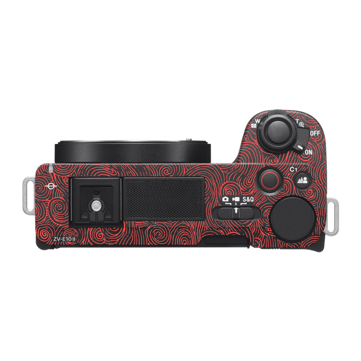Red Spirals Sony ZV-E10 Mark II Camera Skin