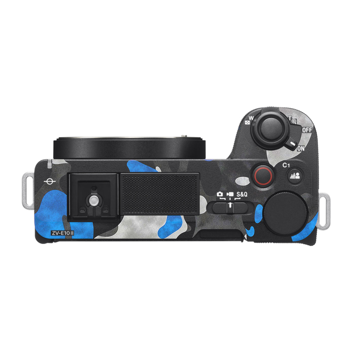 Blue Grey Camo Sony ZV-E10 Mark II Camera Skin