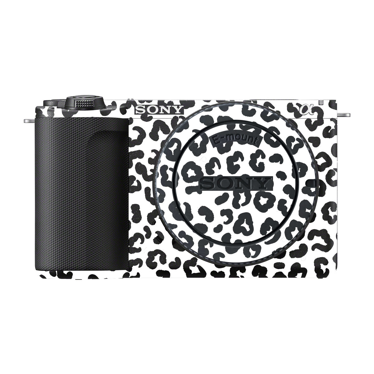 White Leopard Sony ZV-E10 Mark II Camera Skin