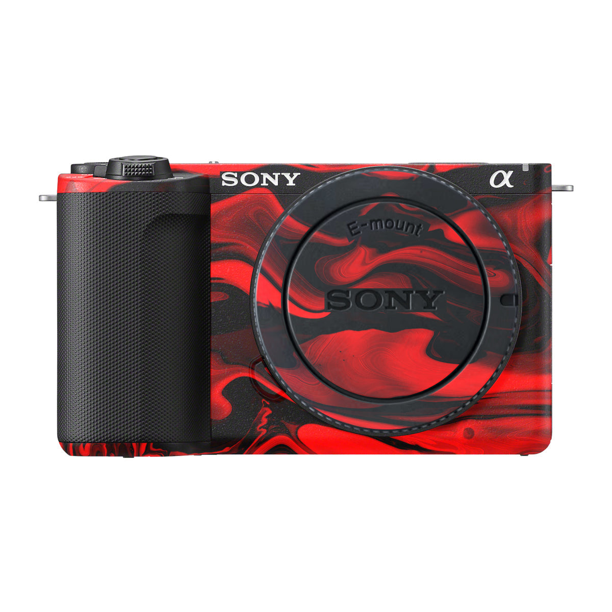 Red Lava Flow Sony ZV-E10 Mark II Camera Skin