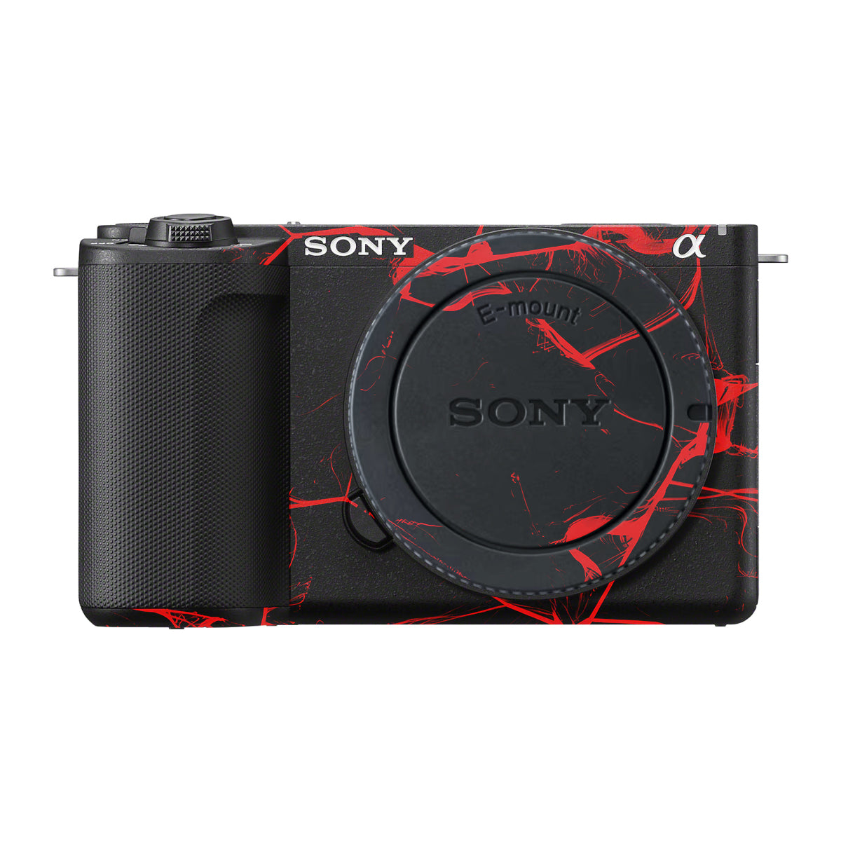 Red Neural Grid Sony ZV-E10 Mark II Camera Skin