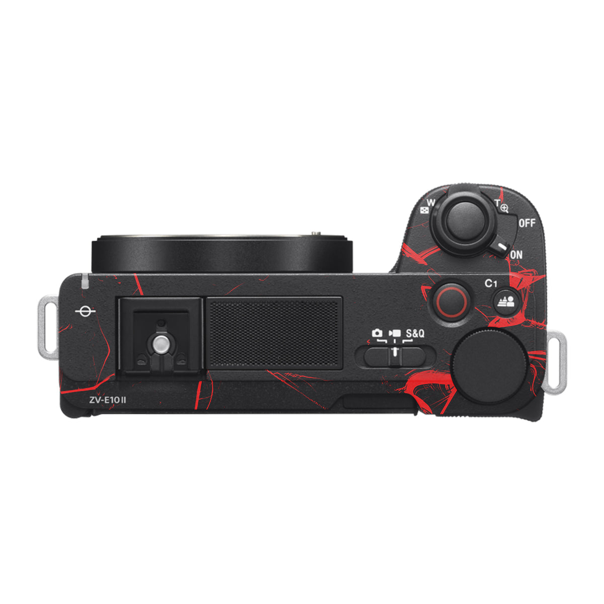 Red Neural Grid Sony ZV-E10 Mark II Camera Skin