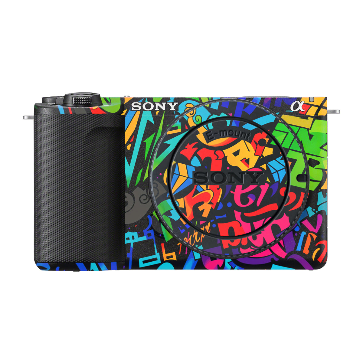 Colorful Urban Street Art Lettering Sony ZV-E10 Mark II Camera Skin