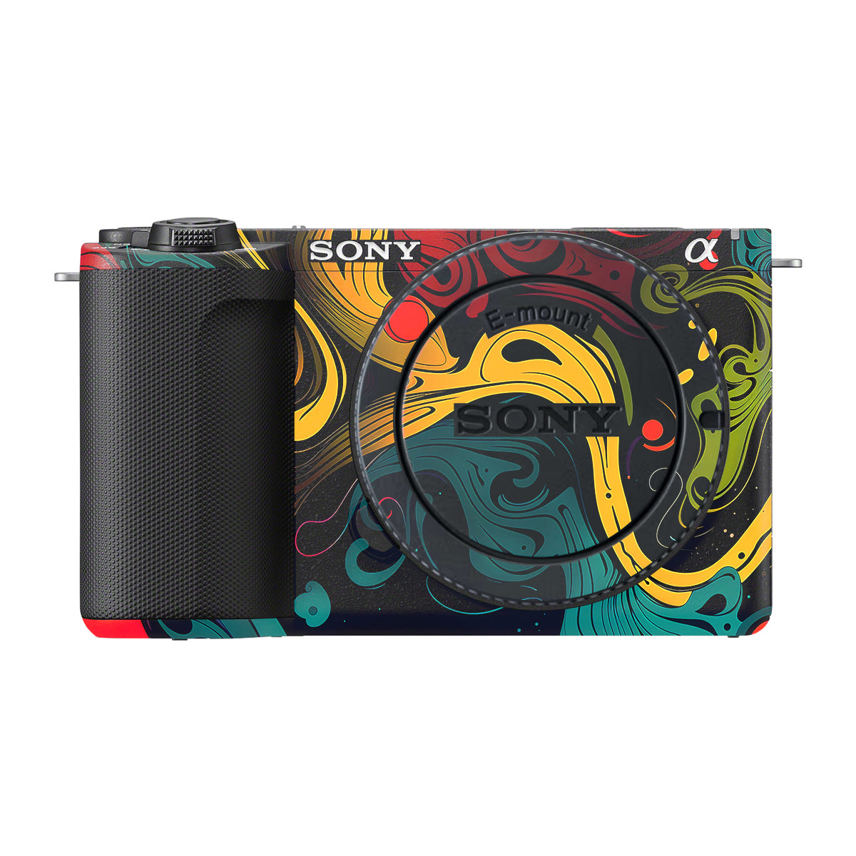 Psychedelic Color Swirl Sony ZV-E10 Mark II Camera Skin