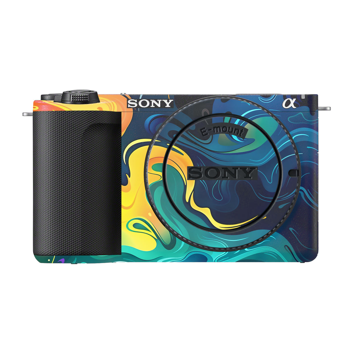 Rainbow Liquid Fusion Sony ZV-E10 Mark II Camera Skin