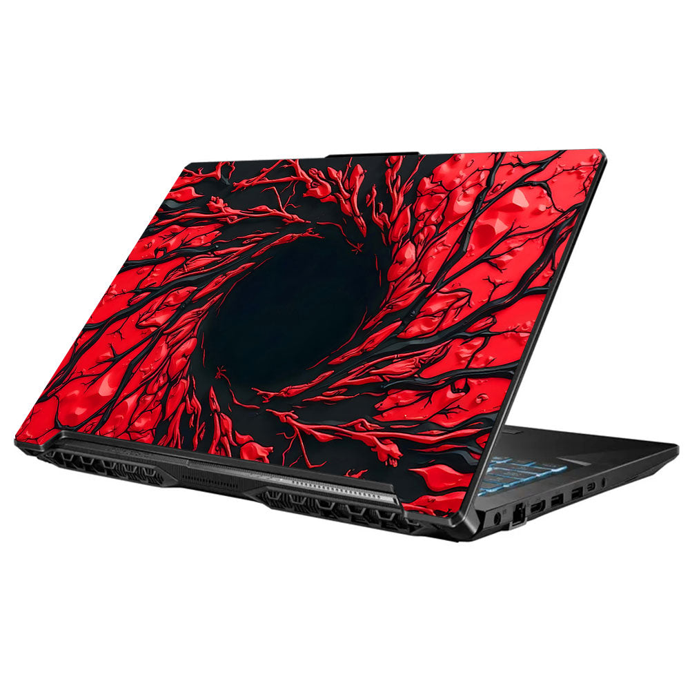Spiderman Web Red Asus TUF Gaming F17 FX706 Laptop Skin