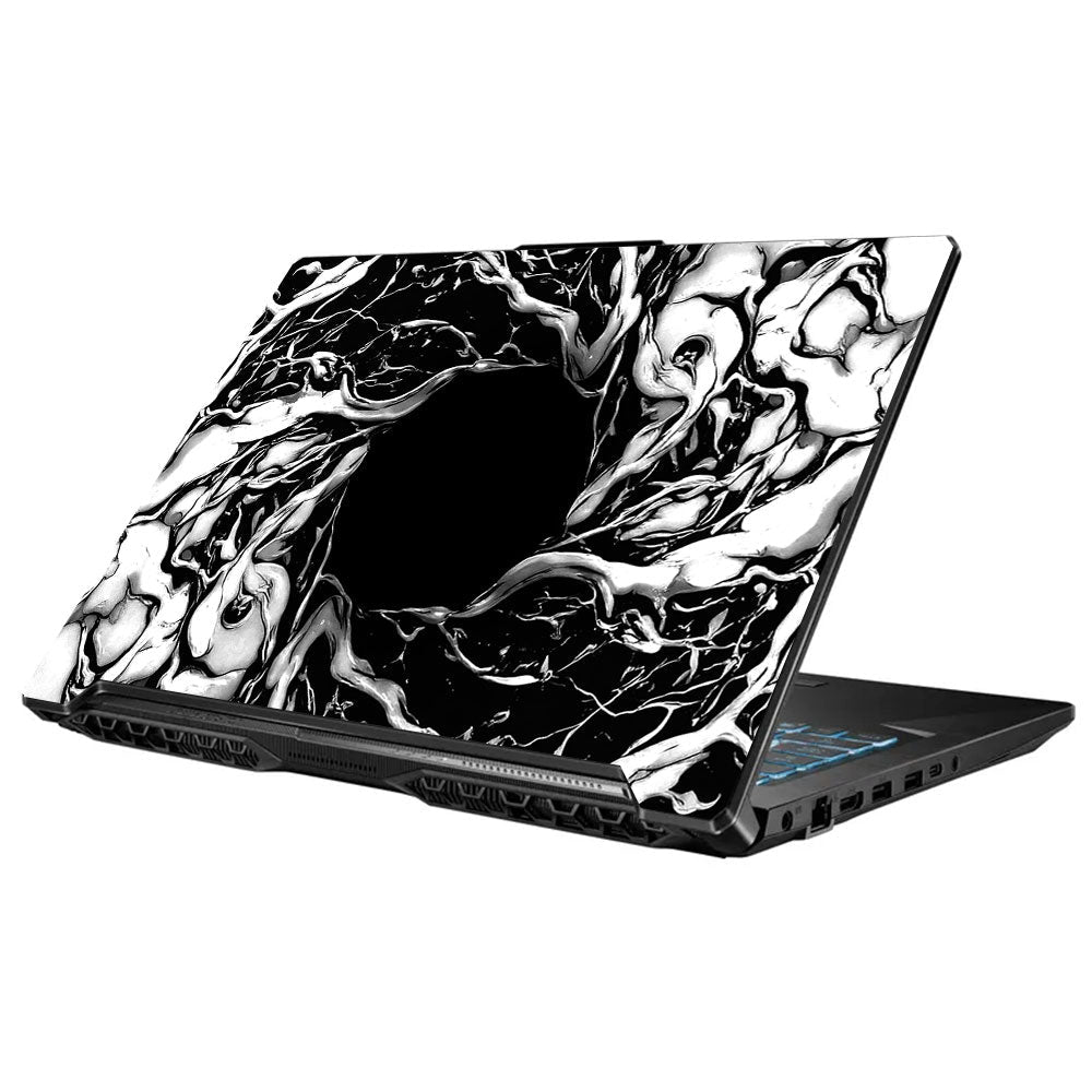Spiderman Web Black Asus TUF Gaming F17 FX706 Laptop Skin