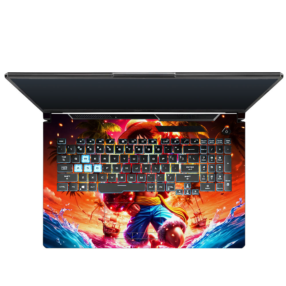 Luffy's Radiant Will Asus TUF Gaming F17 FX706 Laptop Skin