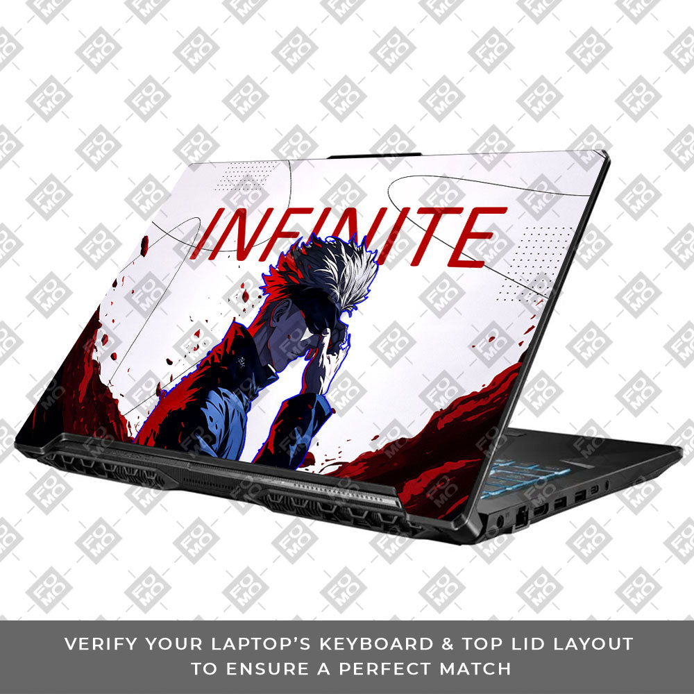 JJK Satoru Gojo Asus TUF Gaming F17 FX706 Laptop Skin