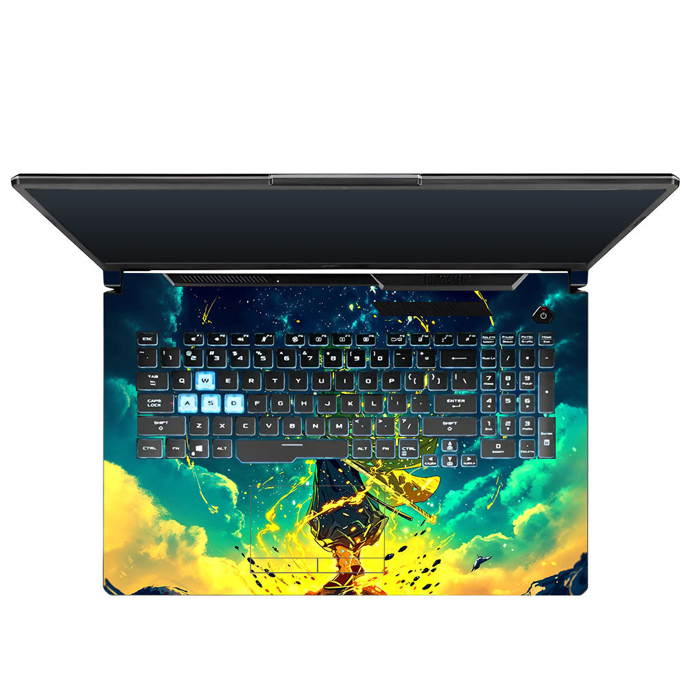Zenitsu Thunder God Asus TUF Gaming F17 FX706 Laptop Skin